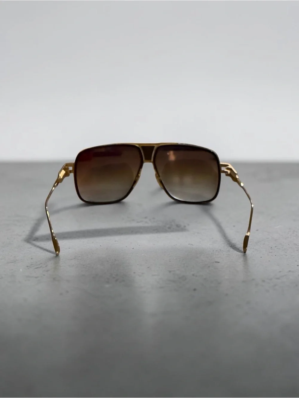 DITA Gold Frame with Brown Gradient Lenses Sunglasses